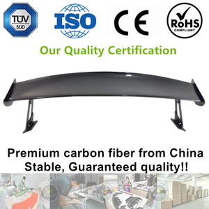 Nouveau Spoiler Arrière en Fibre de Carbone Style VS Aile Haute pour <span class=keywords><strong>Honda</strong></span> <span class=keywords><strong>Civic</strong></span> <span class=keywords><strong>Type</strong></span> <span class=keywords><strong>R</strong></span> FL5 <span class=keywords><strong>2022</strong></span> et Plus - Product Image 2