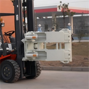 Nuevo accesorio para carretilla elevadora Abrazadera para rollo de papel utilizada en carretilla elevadora apiladora con función de rotación - Product Image 5