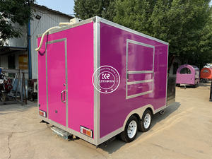 Nouvelle conception OEM de chariot à café mobile, camion de restauration, kiosque, remorque alimentaire mobile entièrement équipée avec éviers - Product Image 6