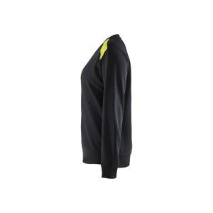 BLAKLADER - 340811589933XXXL Sweat femme Noir/Jaune-EAN 7330509814703 WORK HOODIES - Product Image 5