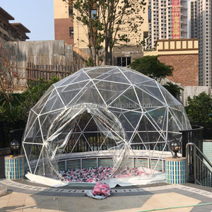 Di Campeggio esterna Trasparente Trasparente di Cristallo Gonfiabile Tenda Bolla/Bolla Gonfiabile Tenda a Cupola Con telaio in acciaio - Product Image 2