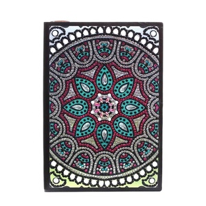 Nouveau Kit de Broderie Artistique DIY en Acrylique XIXI, Motif Mandala Floral, Mosaïque de Livre de Forme Spéciale, Cadeau avec Cadre - Product Image 1