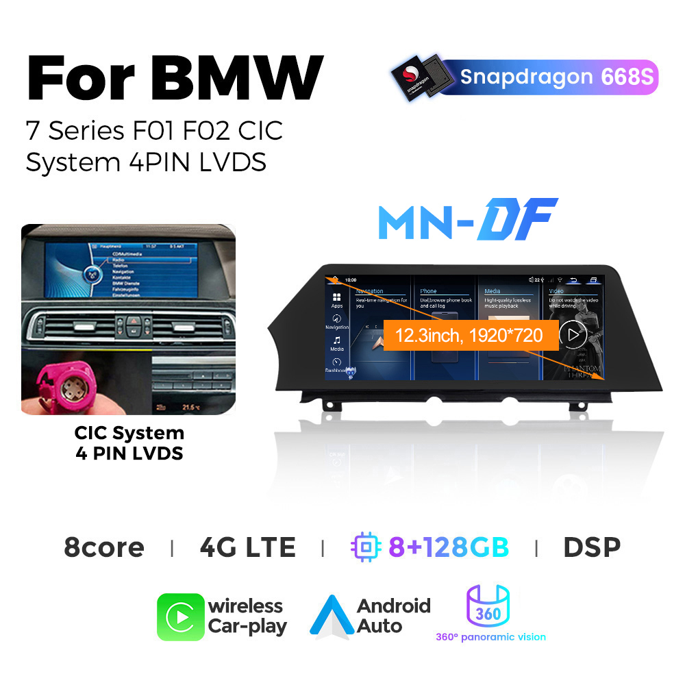MEKEDE Snapdragon 668S CarPlay Auto 12.3
