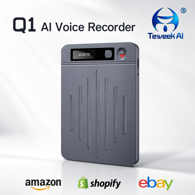 Factory Q1 AI Magnetic Voice Recorder 64GB Custom Logo MagSafe Phone Call Recording ChatGPT 4o 80 Languages Office Tech