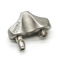 Buse de nettoyage des égouts à raccord rapide en laiton YS, 1/4\" 12 mm, jet rotatif à 360 degrés, tête de dragage de pipeline, nouvelle buse de jet d'eau, racine