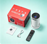 Mini projecteur intelligent HY300, projecteur vidéo sans fil, projecteur LED portable pour la maison, système intelligent Full HD, projecteur vidéo HY300
