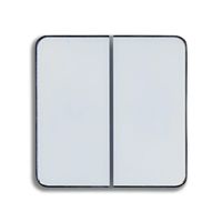 Lumières de chambre d'hôtel intelligentes, contrôle Modbus RS485, panneau tactile, interrupteur mural en métal de luxe, installation facile, IP20