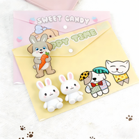 Carpeta de PVC Personalizada, Impermeable, Resistente al Polvo, Duradera y Ligera, para Almacenamiento de Documentos, Oficina y Escuela