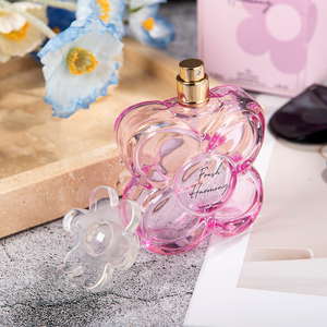 Nuovo Design fiore <span class=keywords><strong>rosa</strong></span> bottiglia di vetro <span class=keywords><strong>profumo</strong></span> classico per le donne 100ml <span class=keywords><strong>profumo</strong></span> di durata fresco fruttato <span class=keywords><strong>profumo</strong></span> buon odore - Product Image 3