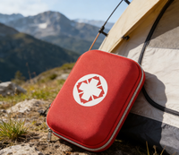 Trousse de premiers soins en EVA rigide, sac médical d'urgence portable et étanche avec fournitures complètes pour la maison et l'extérieur