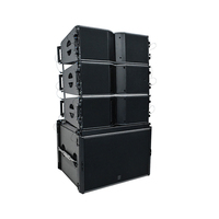 Conjunto de Audio 1+3 Sistema de Sonido Line Array Ka210 con Subwoofer Activo Potenciado de 18 Pulgadas Ka18S Sistema de Altavoces PA Activos Profesionales
