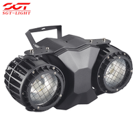 Projecteur LED COB 200W à deux yeux, blanc chaud, IP65, pour extérieur, avec contrôle DMX512 et gradation linéaire, idéal pour les concerts et événements scéniques