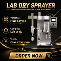 Machine de séchage par pulvérisation de laboratoire Zhengguan 2L, utilisation multi-scènes pour lait en poudre, café instantané, poudre d'œuf, extrait de TCM