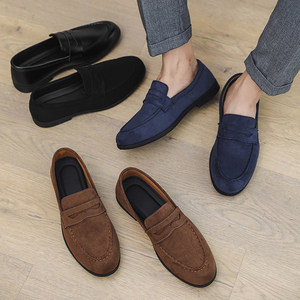Mocassini Vintage Estivi Leggeri con Suola Sottile <span class=keywords><strong>Slip</strong></span>-<span class=keywords><strong>On</strong></span> per Pendolari Casual Formali Scarpe da <span class=keywords><strong>Uomo</strong></span> - Product Image 2