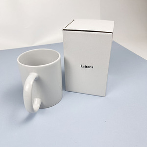 Lstrans Vente en gros Tasse à sublimation blanche vierge 11oz Logo personnalisé <span class=keywords><strong>Texte</strong></span> <span class=keywords><strong>Photo</strong></span> Tasse blanche pour cadeau promotionnel - Product Image 2