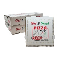 Emballages en papier biodégradable pour pizza, personnalisables avec logo, finition mate, gaufrage éponge, écologiques, jetables