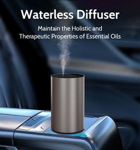 Innovador portátil alimentado por USB Metal coche aroma difusor Hotel aplicable aromaterapia sin agua aceite esencial vaporizador - Product Image 2