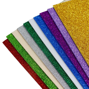 बच्चों के कला शिल्प के लिए अनुकूलन योग्य एवा ग्लिटर फोम स्व-चिपकने वाली शीट विभिन्न आकारों के रंग-कारखाने उपलब्ध - Product Image 1