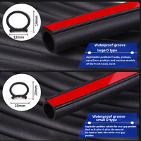 Bande d'isolation phonique de porte de voiture complète personnalisée Type P/B /Z Bande d'étanchéité de voiture anti-poussière