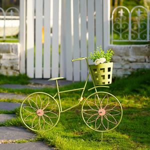 Support de fleurs en résine époxy simple, sculpté artistiquement, pour jardin, pelouse, extérieur, vélo, ornement de jardin, fabrication en usine - Product Image 3