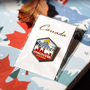 Tùy Chỉnh Canada Cờ Men Ve Áo Pins Maple Lá Trái Tim Biểu Tượng Kim Loại Phù Hiệu Ngày Quốc Gia Mặt Hàng Quà Tặng Du Lịch Lưu Niệm Trong Số Lượng Lớn OEM - Product Image 6