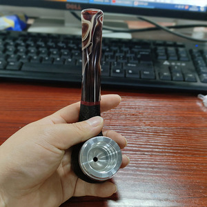Xiaoxiong Usine Directe Nouveau Lancement <span class=keywords><strong>Bruyer</strong></span> Cigar Pipes Rustique Détachable En Alliage D'aluminium Tube 9mm Filtre Cigare Fumer Pipes - Product Image 6