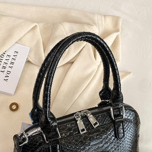 Mochila Cruzada de PU con Cierre Geométrico, Estilo Europeo/Americano y Clásico para Mujer, Portátil y Duradera - Product Image 4