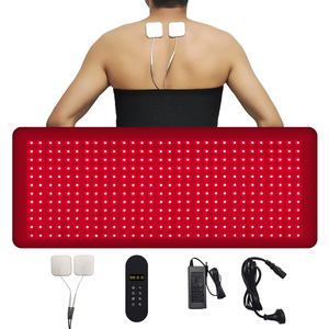 Almohadillas de <span class=keywords><strong>electrodos</strong></span> para <span class=keywords><strong>terapia</strong></span> de luz infrarroja roja de gran tamaño, 660nm, 850nm, cinturón de <span class=keywords><strong>terapia</strong></span> de luz roja, almohadilla infrarroja para aliviar el dolor muscular corporal - Product Image 2