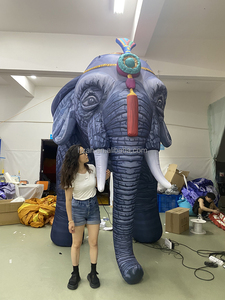 <span class=keywords><strong>Elefante</strong></span> <span class=keywords><strong>Africano</strong></span> Inflable <span class=keywords><strong>Gigante</strong></span> Realista, Modelo de <span class=keywords><strong>Elefante</strong></span> Inflable con Textura de Piel HD para Decoración de Escenarios y Eventos - Product Image 4