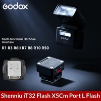 Disparador Remoto GODOX X5CM IT32 con Base Magnética de Plástico Ecológico para Flash