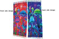 Écharpe longue en cachemire de luxe pour l'hiver, imprimé floral numérique personnalisé, châle pour adulte avec service de personnalisation du logo, ensemble couverture pashmina