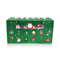 Advents kalender Diy leer Luxus Pappe Papier Geschenk 24 Tage Paket Bier Advents kalender Boxen