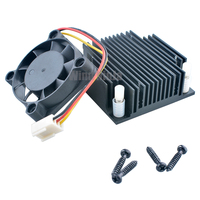 Ventilateur en aluminium R124010SL 40x40x10mm DC12V 3 broches à roulement à bille 5500 tr/min, dissipateur thermique pour boîtier d'ordinateur, carte mère, CPU (nord-ouest)