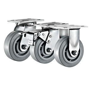 4''5''6''8 ''bánh xe công nghiệp xe đẩy tay nặng nhiệm vụ chất lượng cao TPR Caster bánh xe - Product Image 3