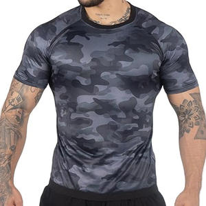 T-shirt de sudation à manches courtes pour homme - Haut thermique camouflage avec gaine amincissante pour une perte de poids rapide - Product Image 5