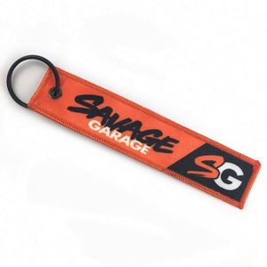Hot Sale Personalized Embroidery Keychain with Custom Logo Promotional Fashion Woven Fabric <b>Key</b> <b>Tag</b> <b>Key</b> Chain - Product Image 4