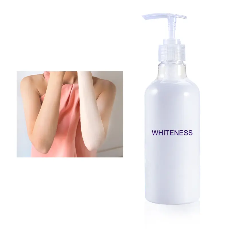 Private Label Koreaanse Vegan Bliksem Lotions Zwarte Huid Kojiczuur Huid Whitening Hydraterende Bodylotion