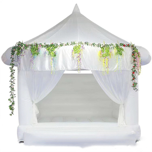 Mariage rose blanc gonflable d'intérieur extérieur <span class=keywords><strong>de</strong></span> videur <span class=keywords><strong>de</strong></span> <span class=keywords><strong>la</strong></span> coutume 4m x 4m - Product Image 1