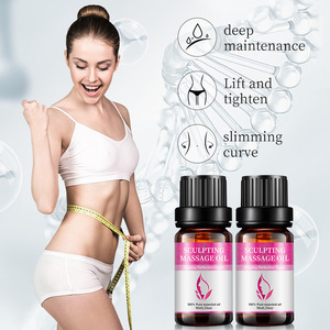 Huile de massage sculptante 10ml, huile essentielle pure pour le remodelage corporel, l'amincissement, le lifting des courbes et le raffermissement. - Product Image 1