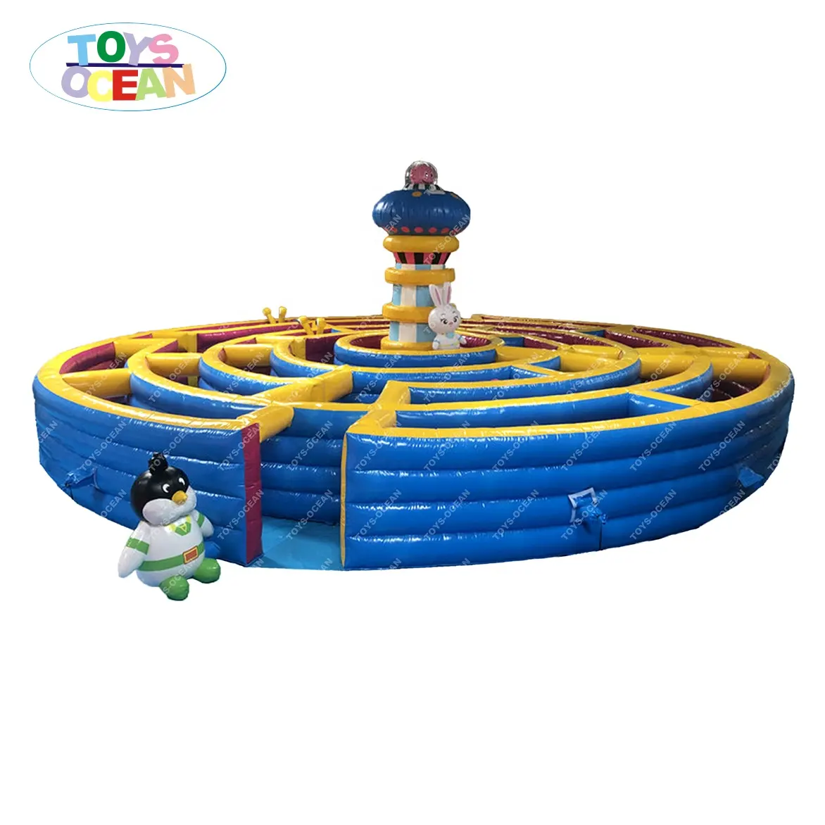 Inflatable Bounce House Bouncy Castle Kid Sân Chơi Phim Hoạt Hình Động Vật Mê Cung