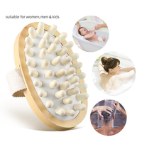 Cojín de aire Masajeador de madera natural Cepillo corporal Ducha Cepillo de masaje de cuerpo completo Mejor masajeador cervical de spa