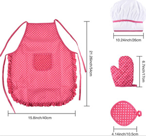 Chef Career Day Kitchen Role Play Uniform Cooking <strong>Costume</strong> Children <strong>Master</strong> <strong>Chief</strong> Cake Baking <strong>Costume</strong> Apron Mold Tool 11 Sets - Product Image 2