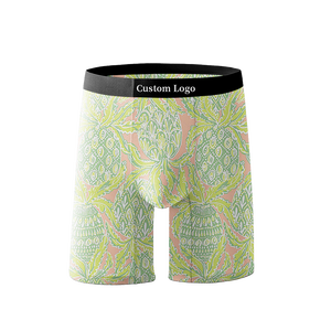 Boxer da <span class=keywords><strong>Uomo</strong></span> con Logo Personalizzato e Stampa Digitale, Alta Qualità, Elasticizzati, Traspiranti, Sostenibili, Morbidi, Intimo Maschile Sexy - Product Image 2