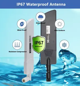 Водонепроницаемая магнитная антенна 10 дБи 5 г 4 г LTE <span class=keywords><strong>3</strong></span> г GSM 600-6000 мГц Omni Aerial RP SMA Male TS9 - Product Image 2