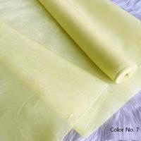 Tissu Jacquard Organza 100% Soie Écologique 12MM Transparent à Motifs Floraux pour Robes de Mariée et Vêtements