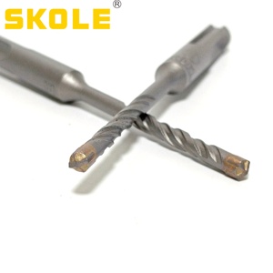 Ensemble de forets pour marteau perforateur SDS Plus, pointe en carbure YG8, double/simple rainure, acier 40Chrome de haute qualité, tarière pour forage de puits d'eau - Product Image 6