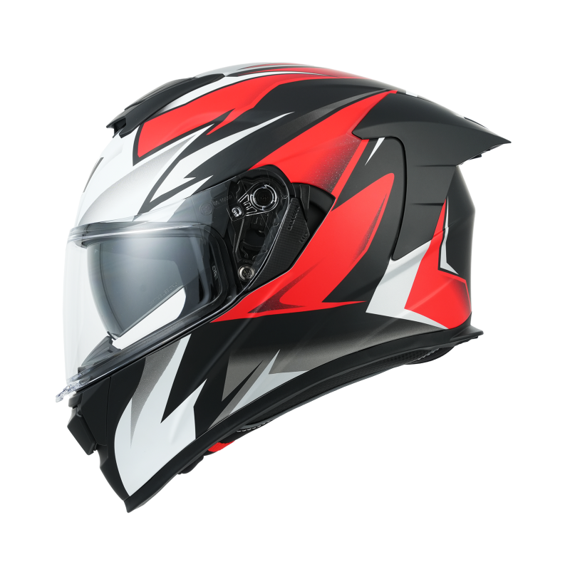 Matt Black/ white red