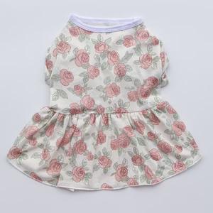 <span class=keywords><strong>Sottoveste</strong></span> in stile francese con rosa, abito Pet-friendly, abito primavera-estate leggero con maniche a sbuffo vestito da orsacchiotto simile a un orsacchiotto - Product Image 2