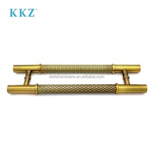 Manija de Puerta de Bronce de Diseño Especial, Estilo Antiguo, Lujosa, Dorada, Larga, para Puerta de Vidrio y Puerta de Madera - Product Image 2