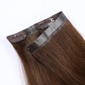 高品质无缝夹接发PU纬纱夹真人接发厂家批发供应商 - Product Image 3